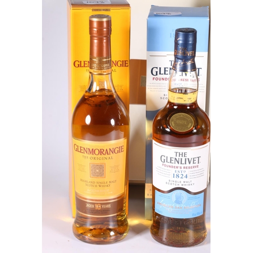 367 - GLENMORANGIE The Original 10 year old single malt Scotch whisky 70cl 40% abv. in gift set with two t... 