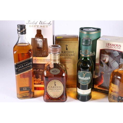 369 - Three bottles of single malt Scotch whisky to include BALBLAIR 1997 10 year old 70cl 43% abv. CARDHU... 