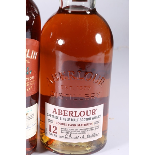 373 - Five bottles of single malt Scotch whisky to include GLENKINCHIE 10 year old 70cl 43% abv. boxed, AB... 