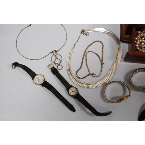 65 - Various fashion watches and sundry silver, costume and other jewellery.