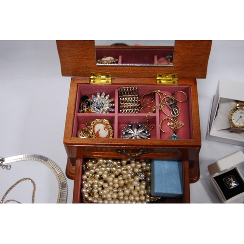 65 - Various fashion watches and sundry silver, costume and other jewellery.