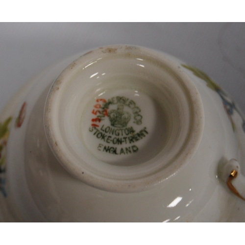 225 - Hammersley twelve-setting china tea service, c. early 20th century, decorated with sprays of berries... 