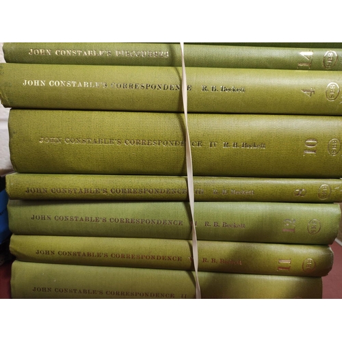 39 - SUFFOLK RECORDS SOCIETY.  10 various vols. in orig. green cloth, two in d.w's.... 