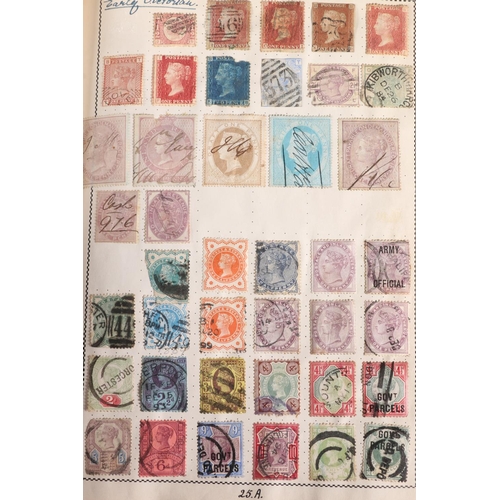 465 - Stamp collection held in a red Movaleaf album, mostly 20th century material including SAAR, RUSSIA, ... 