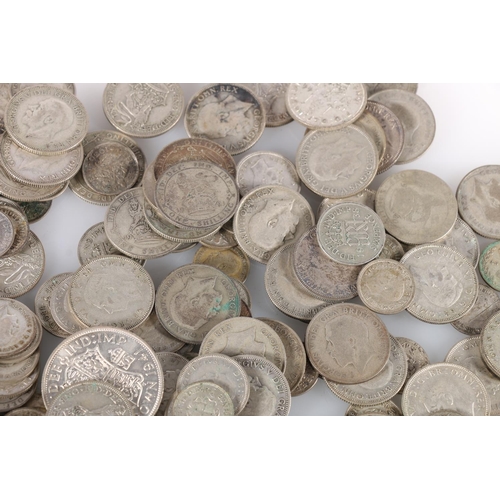 568 - UNITED KINGDOM 500 grade silver 1920-1946 coins from circulation including half crown 1921 and 1941,... 