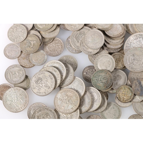 568 - UNITED KINGDOM 500 grade silver 1920-1946 coins from circulation including half crown 1921 and 1941,... 