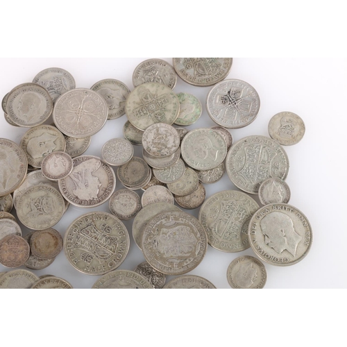 575 - UNITED KINGDOM 500 grade silver coins from circulation including half crowns, florins, shillings, et... 