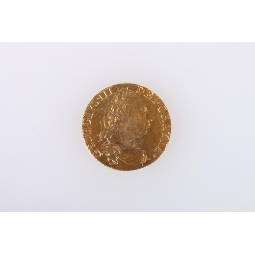 713 - UNITED KINGDOM George III (1760-1820) gold guinea 1786 S3728, GEF, 8.4g gross.