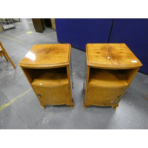 480 - Pair of vintage bedside tables