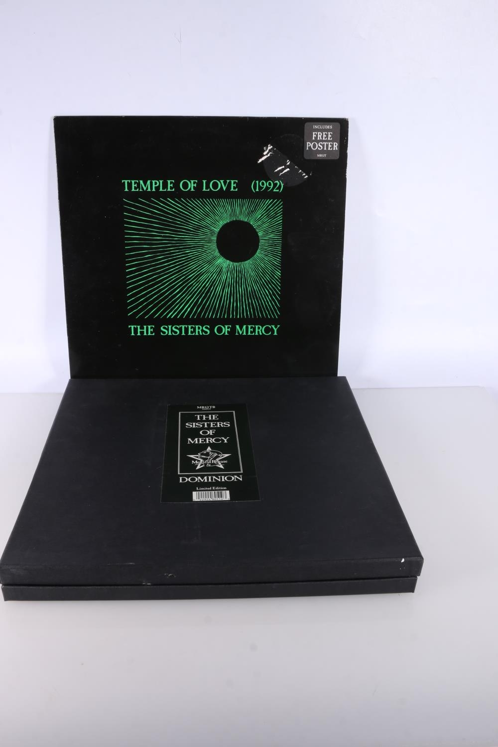 The Sister of Mercy Dominion 122'' vinyl boxset with poster