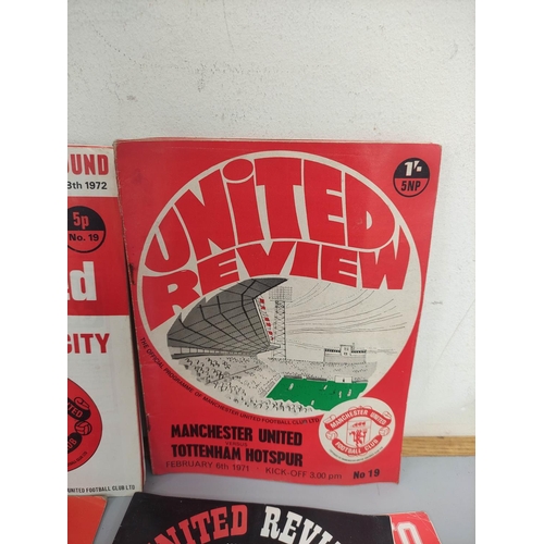 309 - Collection of Liverpool FC and Manchester United football programmes to include 26 1970s Anfield Rev... 