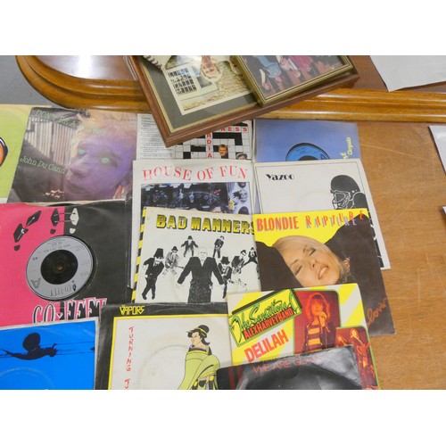 426 - Box of single records including Two Tone, Punk, 80's etc.