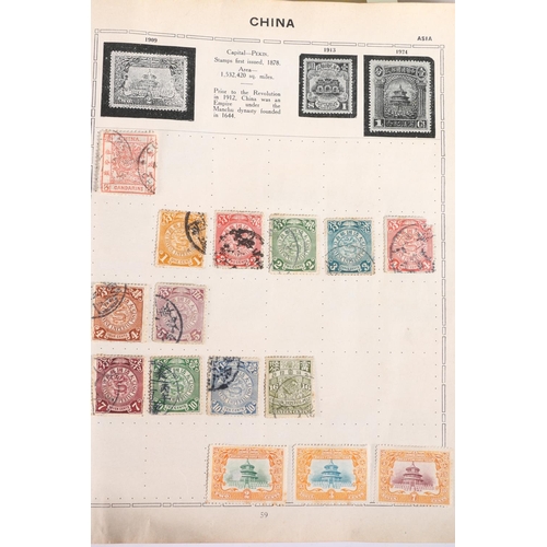 463 - Stamp collection held in two albums including AUSTRALIA, CHINA, CANADA, FRANCE, GERMANY, GB, HONG KO... 