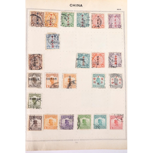 463 - Stamp collection held in two albums including AUSTRALIA, CHINA, CANADA, FRANCE, GERMANY, GB, HONG KO... 