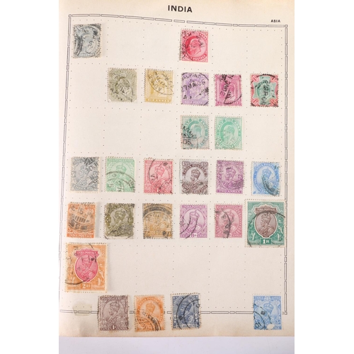 463 - Stamp collection held in two albums including AUSTRALIA, CHINA, CANADA, FRANCE, GERMANY, GB, HONG KO... 