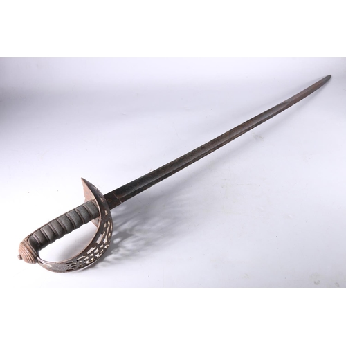 809 - British 1796 pattern cavalry trooper’s sword, the etched blade by Henry Wilkinson with 6th Dra... 