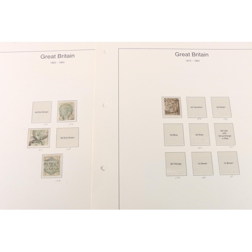 479 - GB Queen Victoria QV used stamp collection including SG137 6d grey, plate numbers 13, 14, 15, 16 and... 