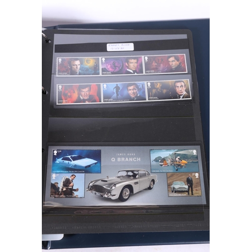 488 - One album of GB mint stamps spanning 2017-2020 including Sherlock Holmes, James Bond, Tomb Raider, V... 