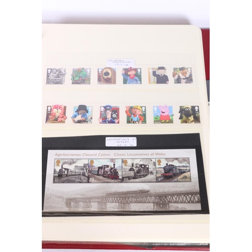 489 - One Westminster Mint red leatherette album of GB mint stamps spanning 2013-2016 including Jane Austi... 