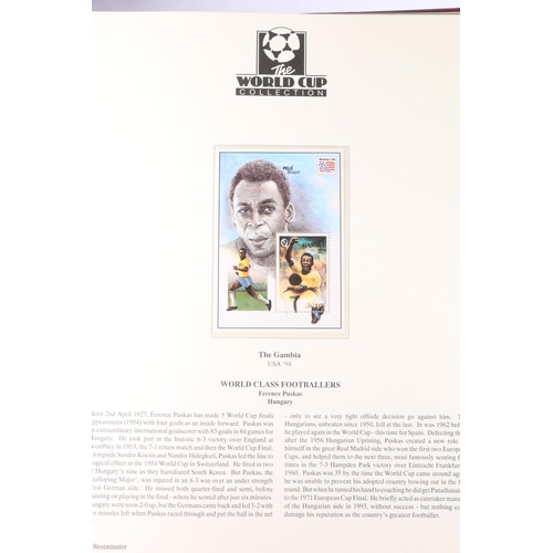 495 - Westminster Mint The 2002 World Cup Collection of stamps held across three albums with certificate o... 