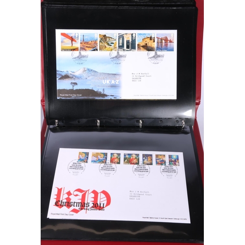 498 - GB first day cover collection spanning 2011-2020 held across five albums, approximately two hundred ... 