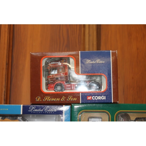 41 - Corgi 1:50 scale diecast articulated lorry models including CC10601 Road Services Caledonian Ltd, 76... 