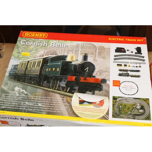 9 - Hornby OO gauge model railways R1050 Cornish Belle electric train set with 0-4-0 locomotive 101 GWR,... 