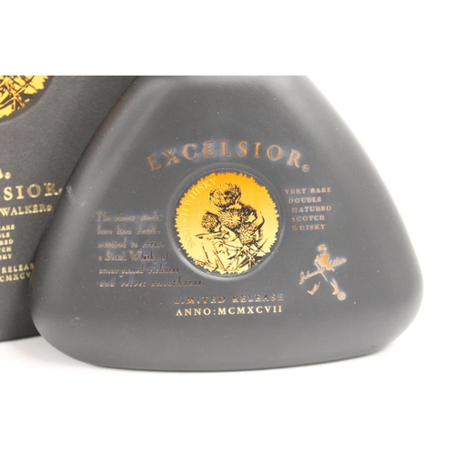 341 - JOHNNIE WLAKER Excelsior very rare double matured blended Scotch whisky 75cl 43% abv. boxed.