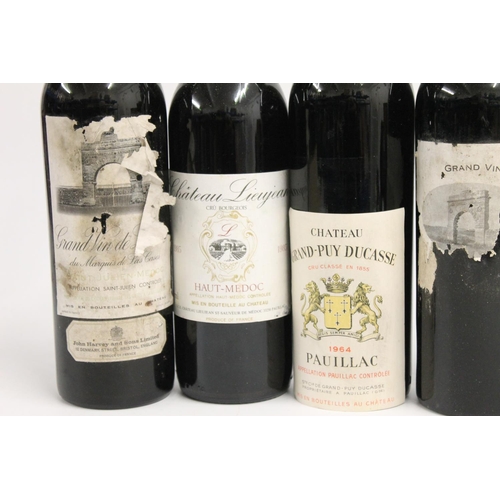 354 - Seven bottles of vintage wine CHATEAU LA CARDONNE 1983 Medoc 75cl no abv. stated, CHATEAU SE CAMENSA... 