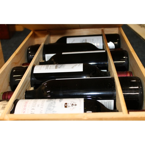 364 - Case of CHATEAU DE CHANTEGRIVE 1999 Grand cru de Graves 75cl 12.5% abv. in original wood crate OWC. ... 