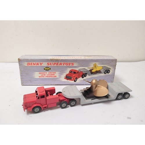 Dinky Supertoys. 986 Mighty Anter low loader with propeller
