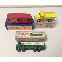 Dinky: A boxed Dinky Supertoys, Mighty Antar Low Loader with Propeller
