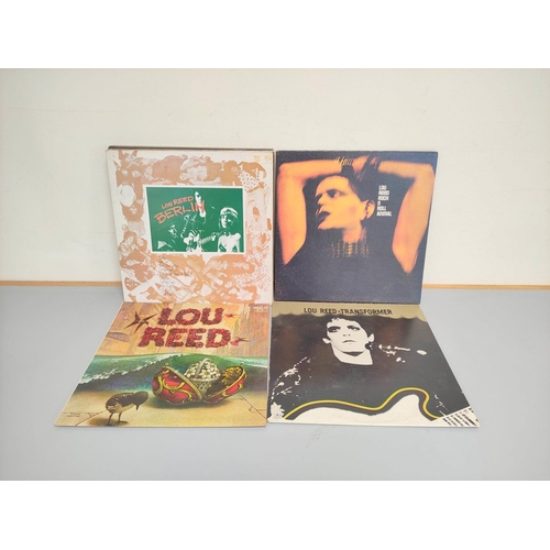 419 - Collection of Rock & Alternative Lps mostly by Lou Reed to include a Lou Reed Canadian 1972 pres... 