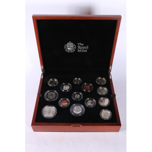 599 - The Royal Mint UNITED KINGDOM Queen Elizabeth II (1952-2022) premium proof coin set 2020 (fourteen c... 