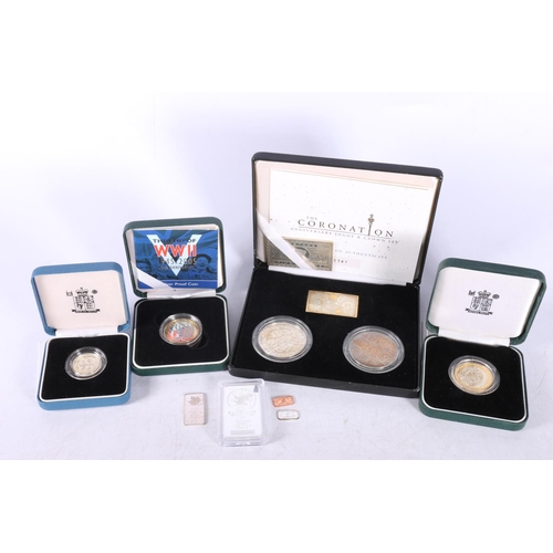 612 - The Royal Mint UNITED KINGDOM Queen Elizabeth II (1952-2022) The Coronation Anniversary Ingot and Cr... 