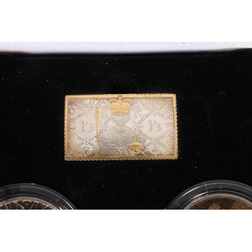 612 - The Royal Mint UNITED KINGDOM Queen Elizabeth II (1952-2022) The Coronation Anniversary Ingot and Cr... 