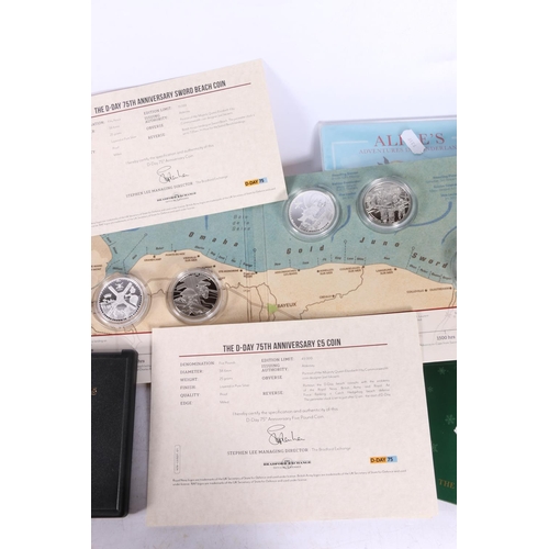 613 - The Bradford Exchange The Normandy Landings D Day 75th anniversary collection. Royal Australian Mint... 