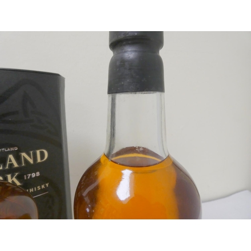 1 - Highland Park 12 years old single malt scotch whisky, 40% vol, 70cl, boxed, with Glen Lauren Mist sc... 