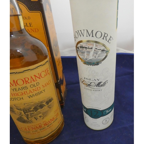 28 - Glenmorangie 10 years old single highland malt scotch whisky, 40% vol, 75cl, boxed, with Isle of Jur... 