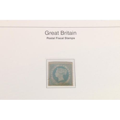 475 - GB stamp collection of used material from 1841- to include QV 2d blue pair imperf, an 1841 2d blue i... 