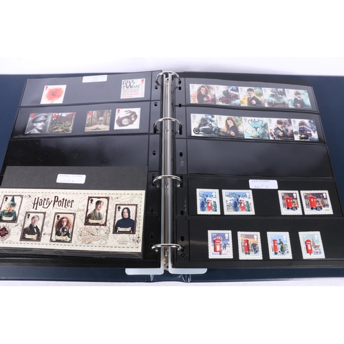 488 - One album of GB mint stamps spanning 2017-2020 including Sherlock Holmes, James Bond, Tomb Raider, V... 