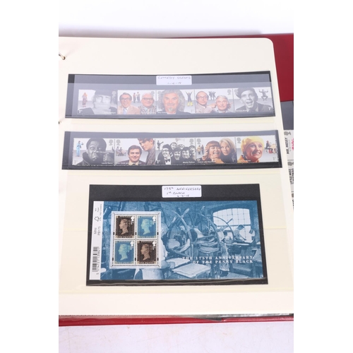 489 - One Westminster Mint red leatherette album of GB mint stamps spanning 2013-2016 including Jane Austi... 