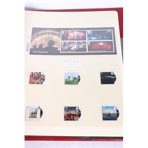 489 - One Westminster Mint red leatherette album of GB mint stamps spanning 2013-2016 including Jane Austi... 