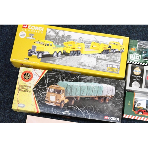 42 - Corgi Classics Building Britain diecast model vehicles 17702 Wimpey Scammell Constructor (x2) and 24... 