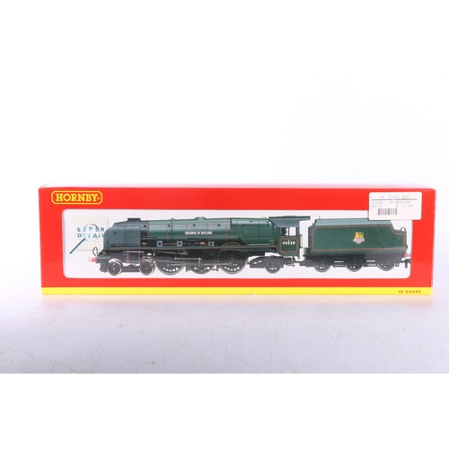 79 - Hornby OO gauge model railways R2231 4-6-2 Duchess of Rutland tender locomotive 46228 BR green boxed... 