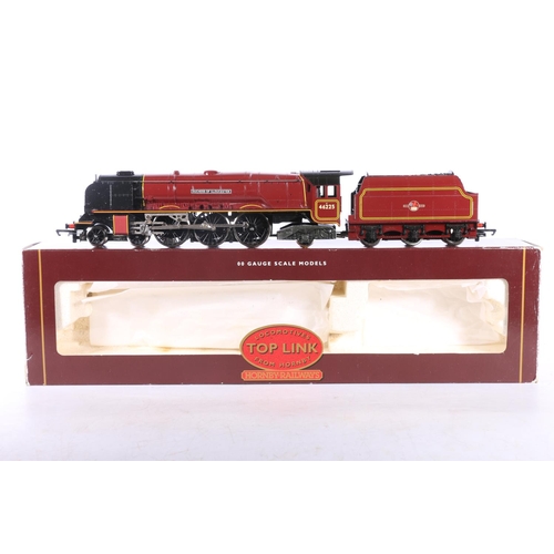 85 - Hornby OO gauge model railways R2023 4-6-2 Duchess of Gloucester tender locomotive 46225 BR maroon, ... 