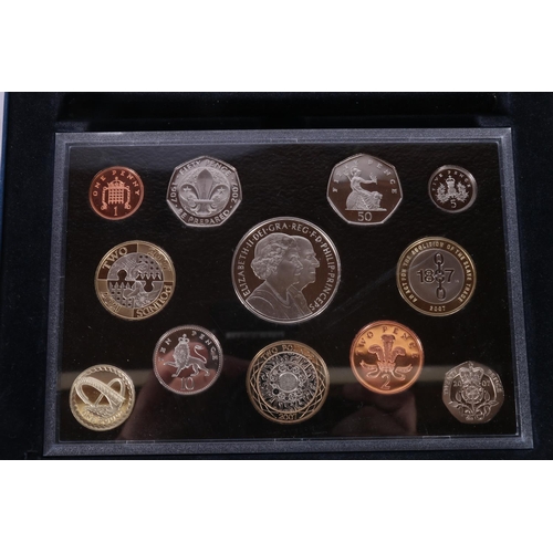 615 - The Royal Mint UNITED KINGDOM Queen Elizabeth II (1952-2022) annual proof coin collection sets for 2... 