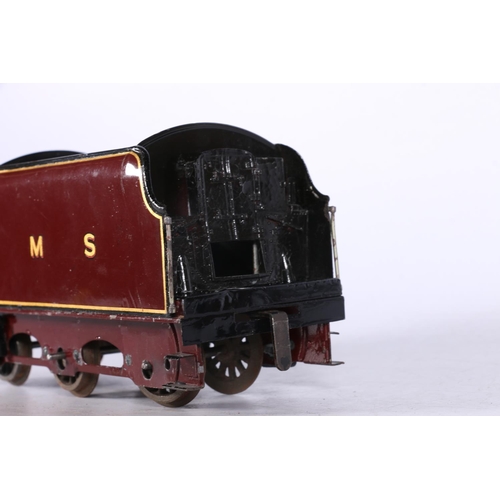 105 - Hornby O gauge model railway 4-6-2 Princess Elizabeth tender locomotive 6201 LMS maroon, electric, t... 