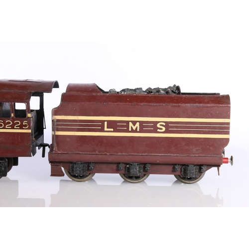 106 - Bassett Lowke O gauge model railway, an electric three rail 4-6-2 Duchess of Gloucester tender locom... 