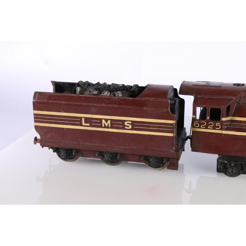 106 - Bassett Lowke O gauge model railway, an electric three rail 4-6-2 Duchess of Gloucester tender locom... 